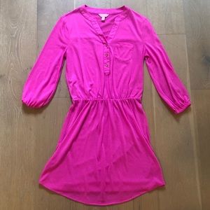 Pink Lilly Pulitzer mini dress! Great condition